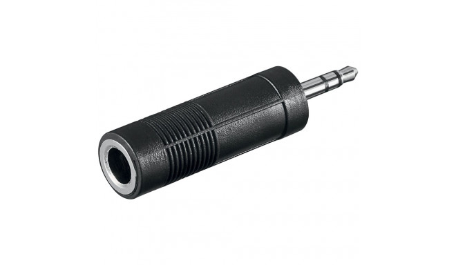 Adapter 6,3mm > 3,5mm (schwarz)