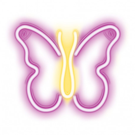 Neon LED Light BUTTERFLY pink NNE03 Neolia
