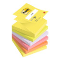 Wet paper 76x76mm POST-IT Z-notes R330 Neon assorted 6x100 sheet