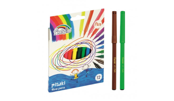 Fibre pen Fiorello Fun 12 colours GR-F887-12