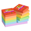 Note paper 47x47mm POST-IT Super Sticky Playful 12x90 sheets