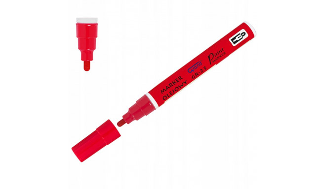 Color marker GRAND Paint GR-25 (metal, glass, plastic) conical red