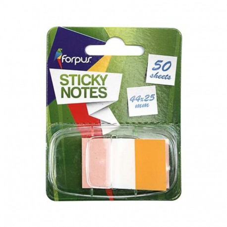Bookmark 44x25mm FORPUS orange 50 pcs in a pack