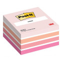 Notepad 76x76mm POST-IT 2028P pink pastel shades 450 sheets