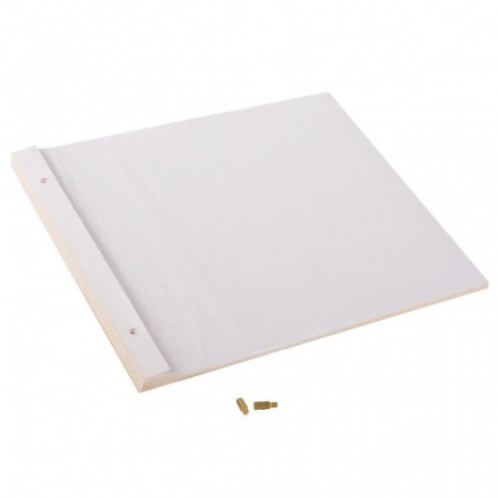 Fotoalbumi leht 38x30 valge, 15 lehte, Goldbuch