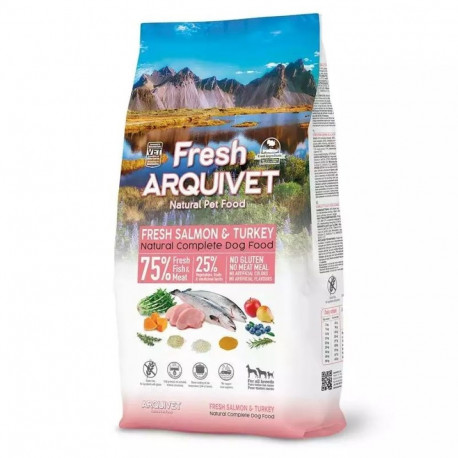ARQUIVET värske lõhe kalkuniga poolniiske koeratoit 10 kg