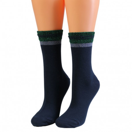 SOKISAHTEL RACHEL tumesinised puuvillased sokid 444