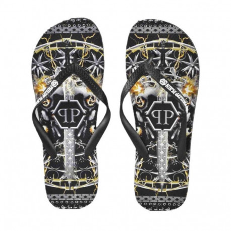 Philipp Plein M IMPS901 men's flip-flops (40/41)