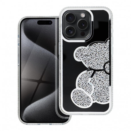 Case for iPhone 13 PRO Teddy Bear silver