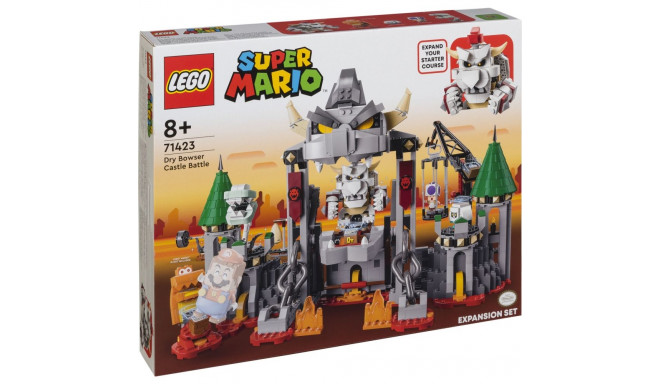 LEGO Super Mario 71423 - Kuiva Bowseri lahing lossi laienduskomplekt