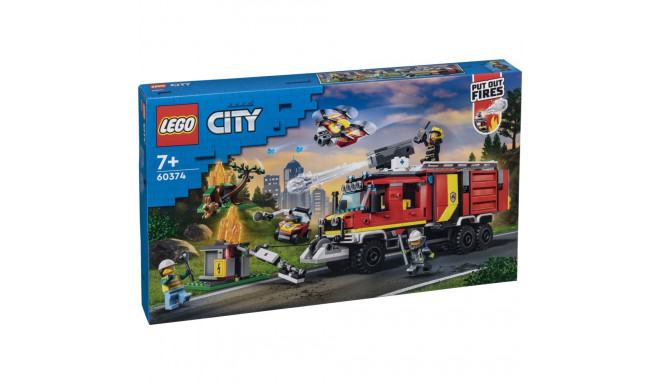 LEGO City Fire 60374 - Tuletõrjuja tuletõrjeauto