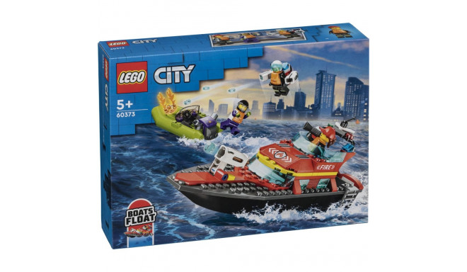 LEGO City Fire 60373 - Tuletõrje päästepaat