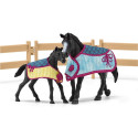 Schleich Horse Club 42611 Box with Mare and Foal