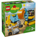 LEGO DUPLO Town 10931 - Kuorma-auto ja telakaivuri