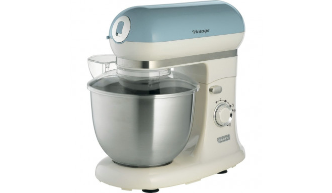 Ariete Vintage food processor 1588 (light blue/cream, 1,200 watts)