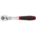 Wiha reversible ratchet 3/8, push button and ball lock (black/red)