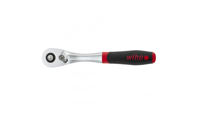 Wiha reversible ratchet 3/8, push button and ball lock (black/red)