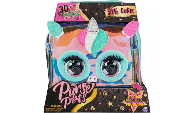 Spin Master Purse Pets Holographic Unicorn, Bag (Multi-Colour)