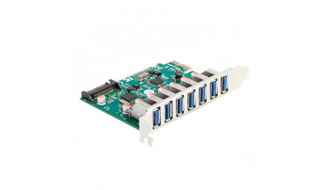 PCI Express x1 Karte zu 7 x extern USB 5 Gbps Typ-A Buchse