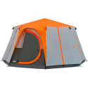 Coleman Octagon 8 Orange dome tent (orange/grey, model 2024)