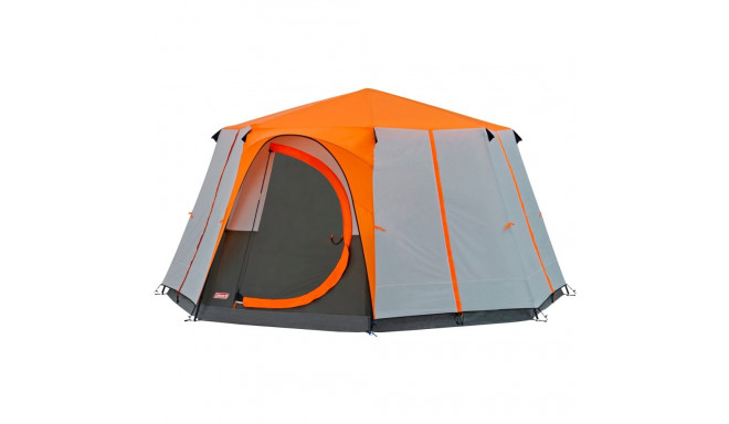 Coleman Octagon 8 Orange dome tent (orange/grey, model 2024)