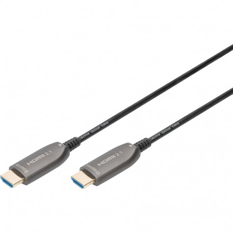 HDMI AOC Hybrid Glasfaserkabel, UHD 8K (schwarz, 10 Meter)