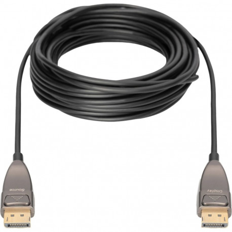 AOC kaabel DisplayPort hübriidne fiiberoptiline UHD 8K 30Meter, must