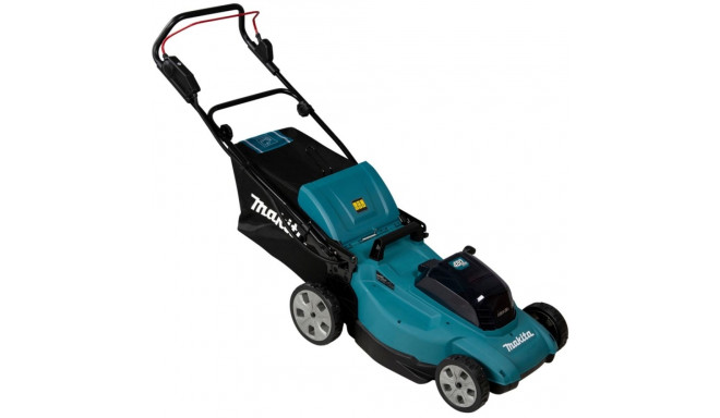 Makita cordless lawnmower DLM480CT2, 36Volt (2x18Volt) (blue/black, 2x Li-ion battery 5.0Ah)