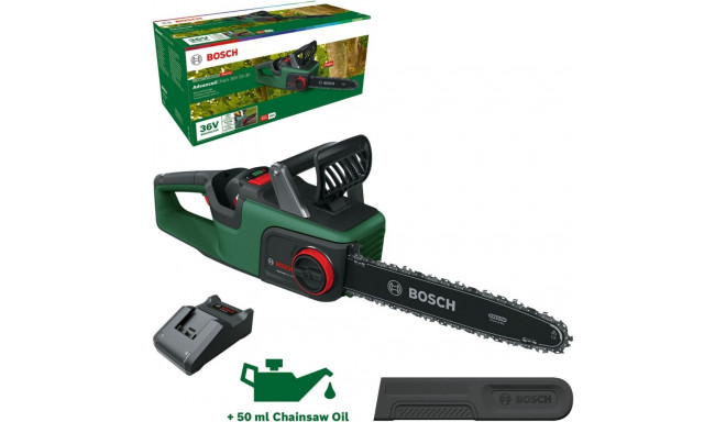 Bosch cordless chainsaw AdvancedChain 36V 35-40, 36Volt, electric chainsaw (green/black, Li-ion batt