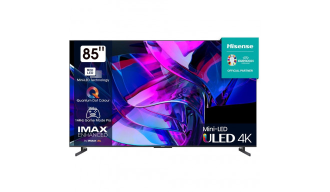 Hisense 85U7KQ, LED TV - 85 - silver, UltraHD/4K, triple tuner, HDR10+, WLAN, LAN, Bluetooth, 120Hz 