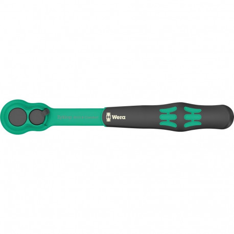 Wera 8010 B Zyklop Comfort ratchet, 3/8 (black/green, comfort ratchet with reversing lever)