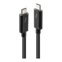 Lindy Thunderbolt 3 Cable, 20 Gbit/s, passive (black, 1 meter)