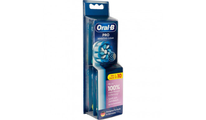 Braun Oral-B Pro Sensitive Clean brush heads pack of 10 (white)