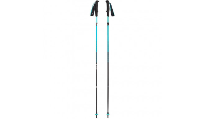 Black Diamond Distance Carbon Z trekking poles, fitness equipment (turquoise, 1 pair, 100 cm)