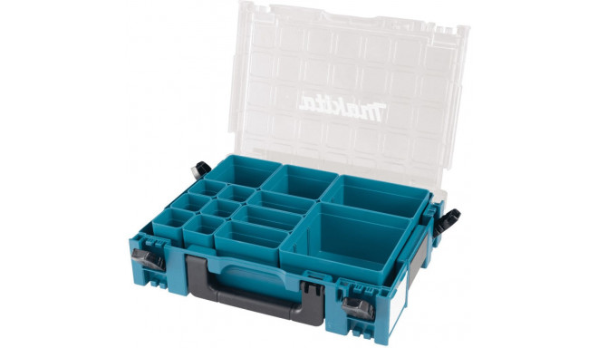 Makita MAKPAC organizer 191X80-2, case (blue/transparent, i)