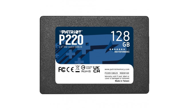 Patriot P220 SSD - 128GB - SATA - 2.5