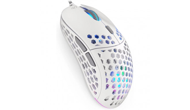 ENDORFY LIX Plus Onyx White, gaming mouse (white/grey)