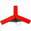 BESSEY ceiling mount STE-DS, support (red, for tube O 25mm and 28mm)