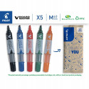 Set of whiteboard markers PILOT Board Master with a cut tip 5 pcs in a set