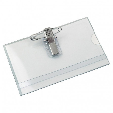 Nimesilt haaknõelaga 60x90mm plastikust