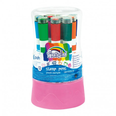 Stamp Markers FIORELLO GR-F205 ST 12 colors