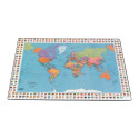 Table mat 44x63cm BANTEX World map