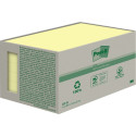 Note paper 76x127mm POST-IT Recycled 655 yellow 6x100 sheets