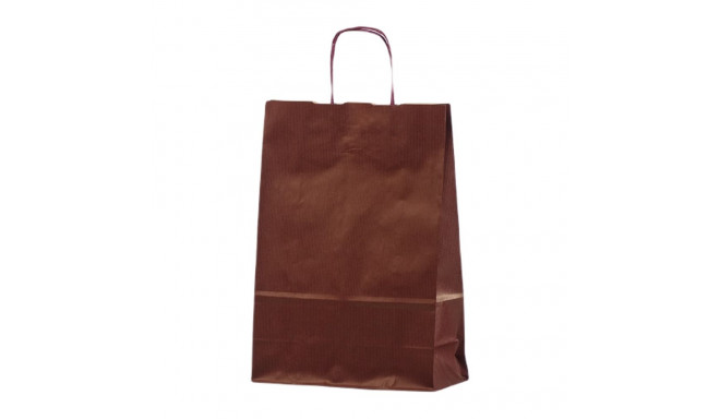 Paper bag with handles 230x100x320mm bordeaux