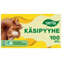 Sheet towel 2-layer SERLA yellow 100 pcs in a pack