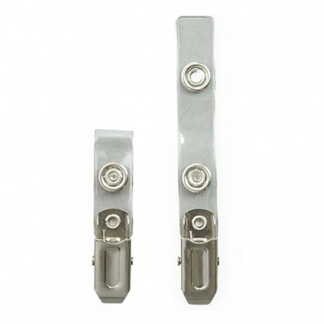 Badge fastening clip (American Clip)
