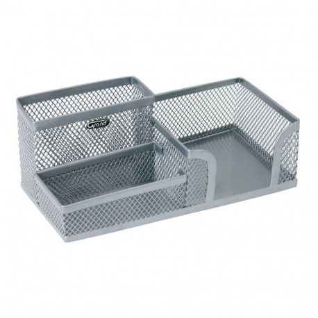 Wire desk organizer MW-218S/GR-093 S silver
