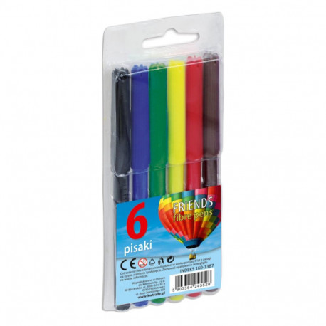Fibre pen Grand Fiorello 6 colours