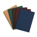 Folder in spiral binding A5 SMLT square cardboard covers with index 96 pages