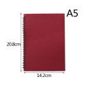 Folder in spiral binding A5 SMLT square cardboard covers with index 96 pages